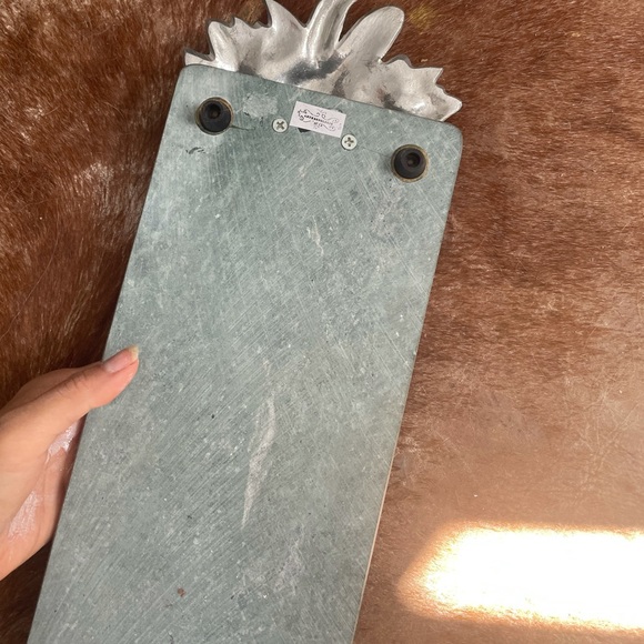 Anthropologie bunny rabbit marble cheese plate art - Picture 4 of 10